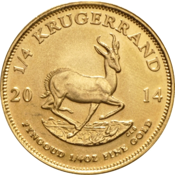 Moneda aur 1/4 oz Krugerrand