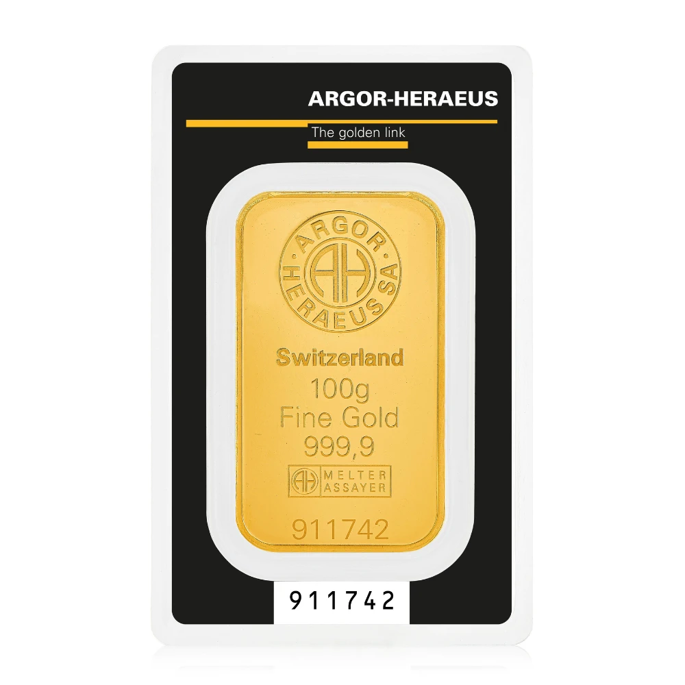 100 g Lingou de Aur Argor Heraeus - imagine 2