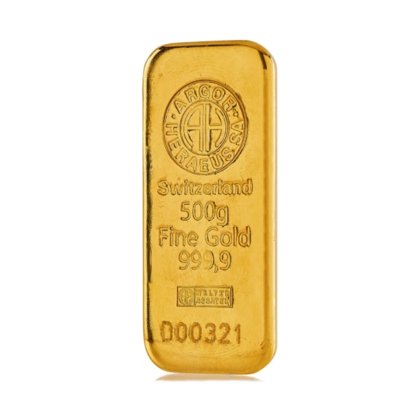 500 g Lingou de Aur Argor Heraeus