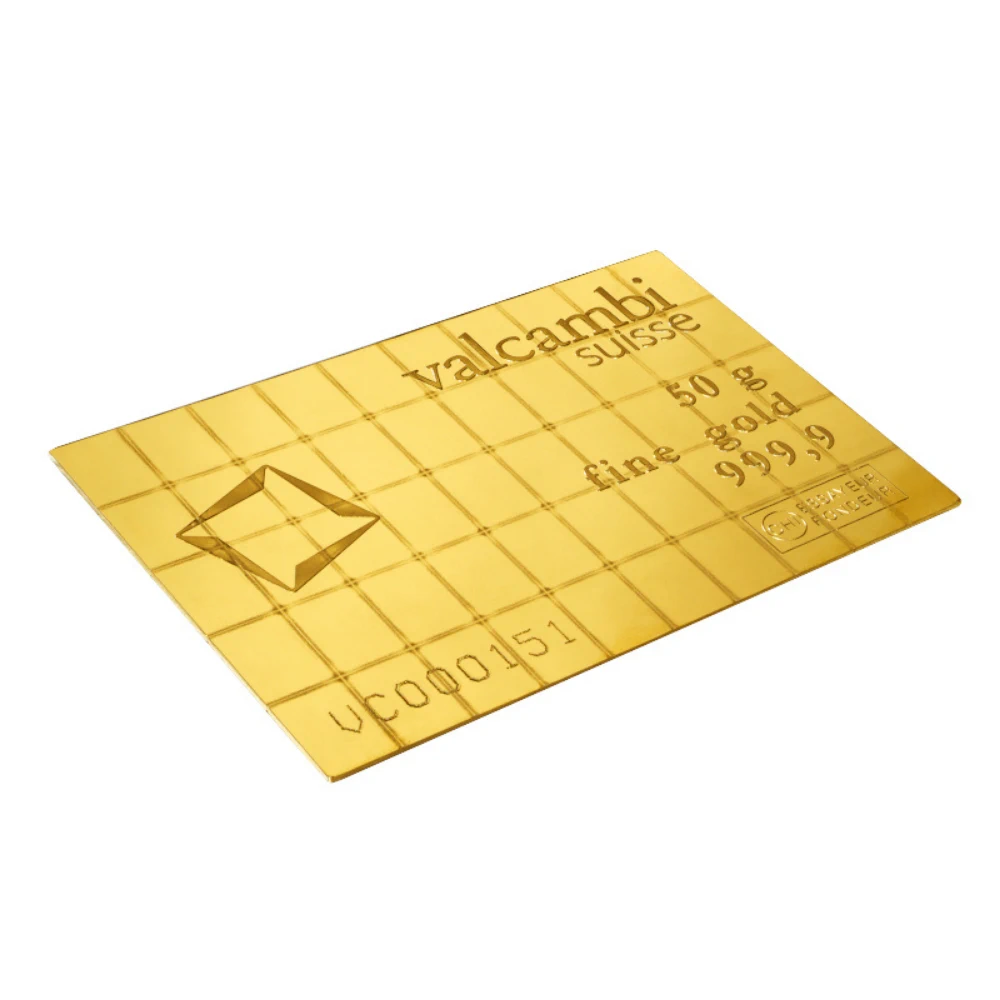 50 x 1 g Lingou de Aur CombiBar Valcambi Suisse - imagine 2