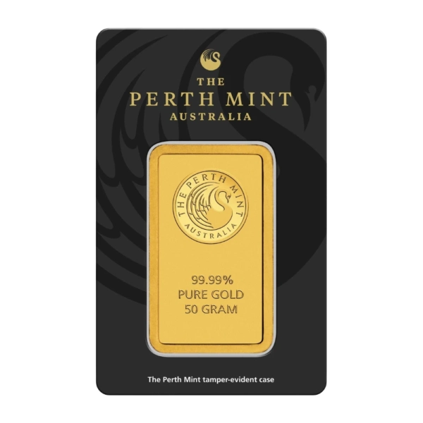 50 g Lingou de Aur Kangaroo The Perth Mint