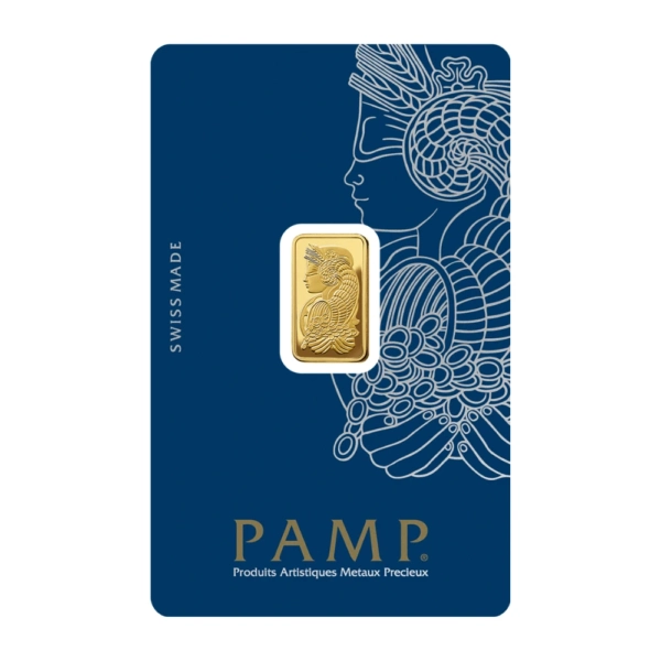 2.5 g Lingou de Aur Lady Fortuna PAMP