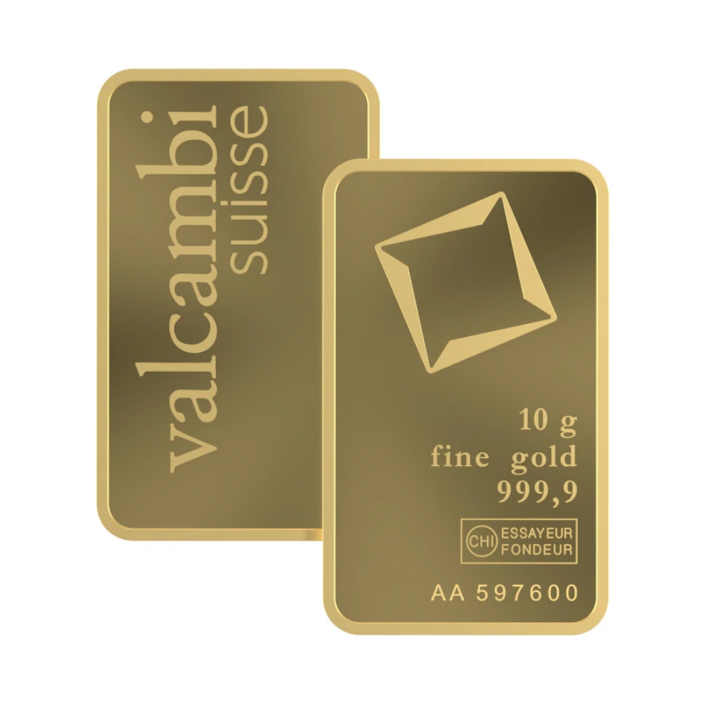 10 g Lingou de Aur Valcambi Suisse - imagine 3