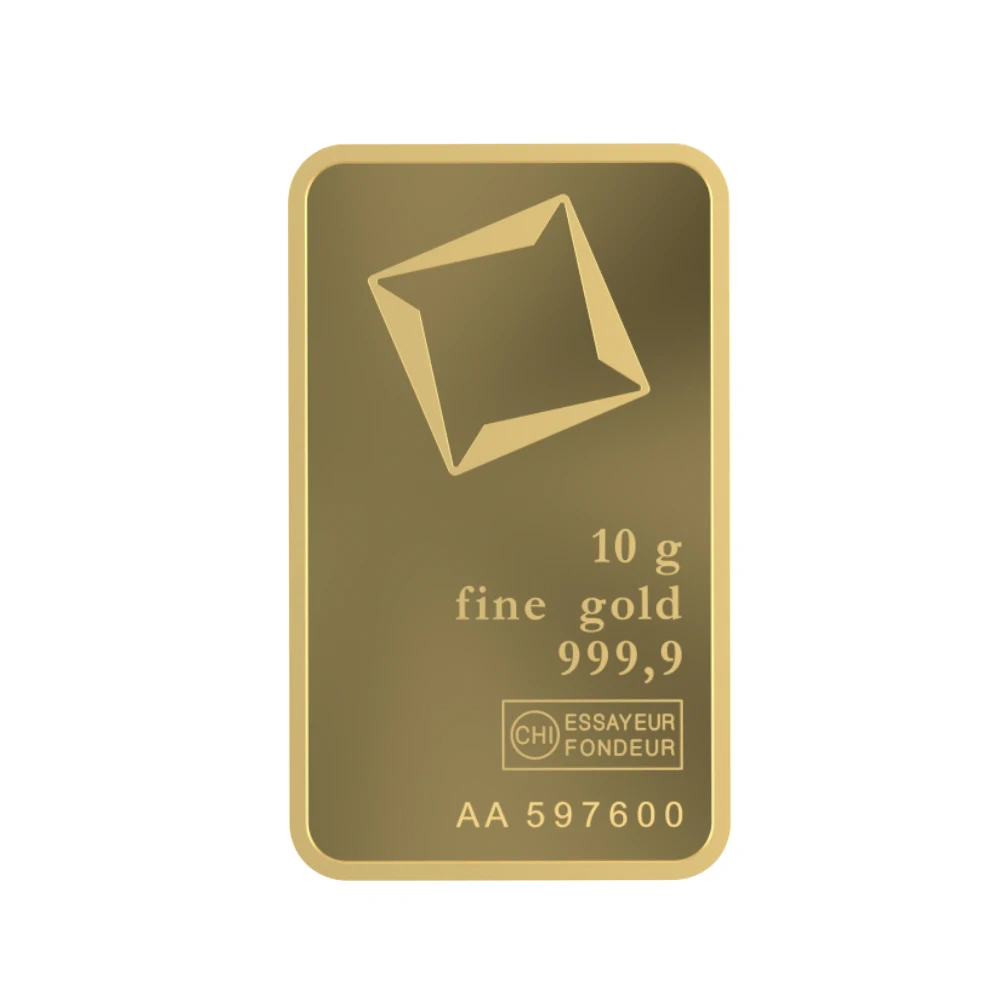 10 g Lingou de Aur Valcambi Suisse - imagine 5