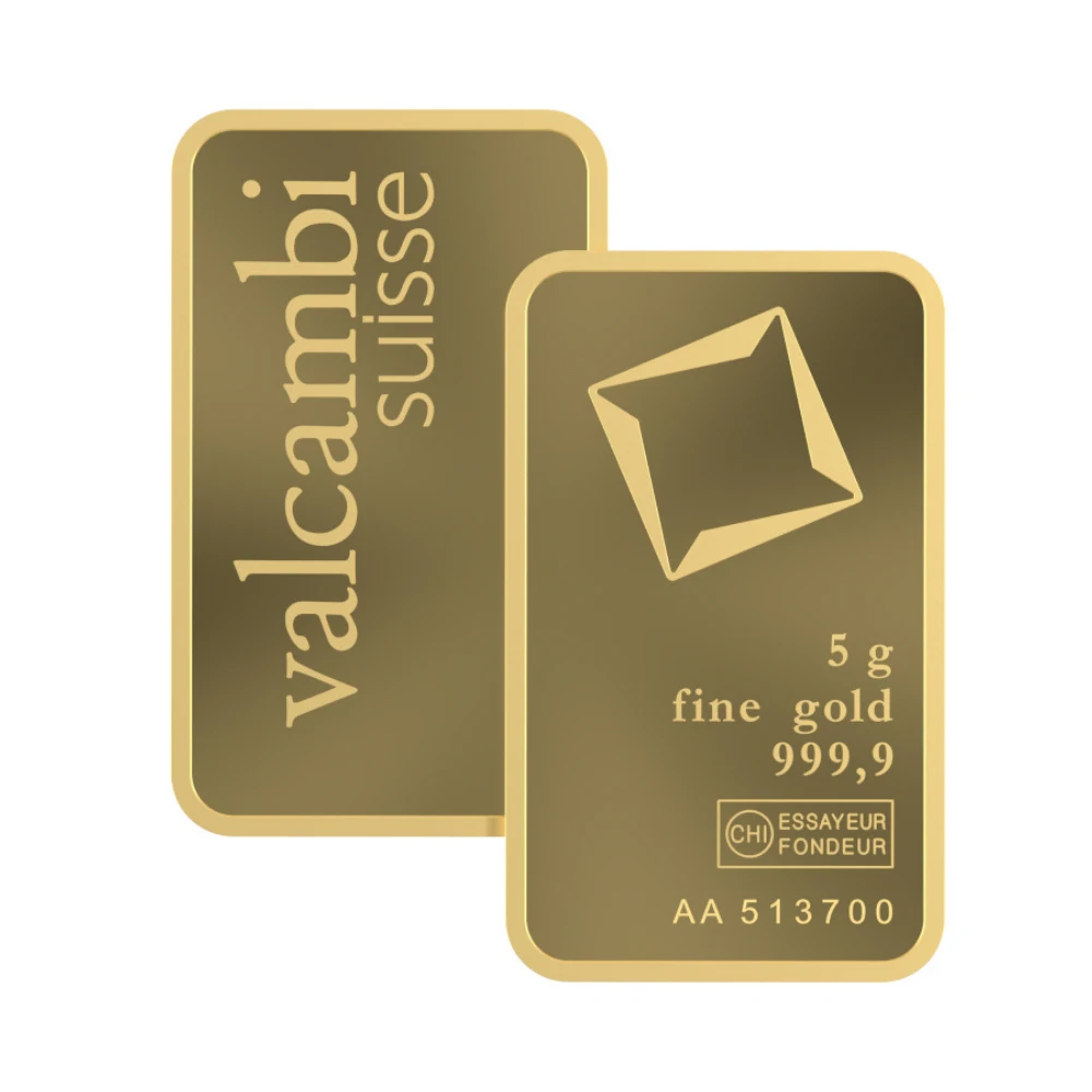 5 g Lingou de Aur Valcambi Suisse - imagine 3