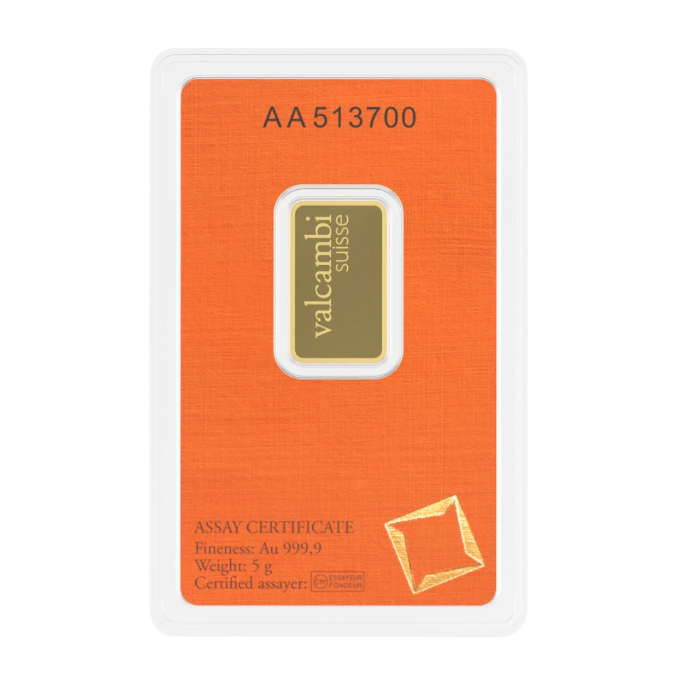5 g Lingou de Aur Valcambi Suisse - imagine 5