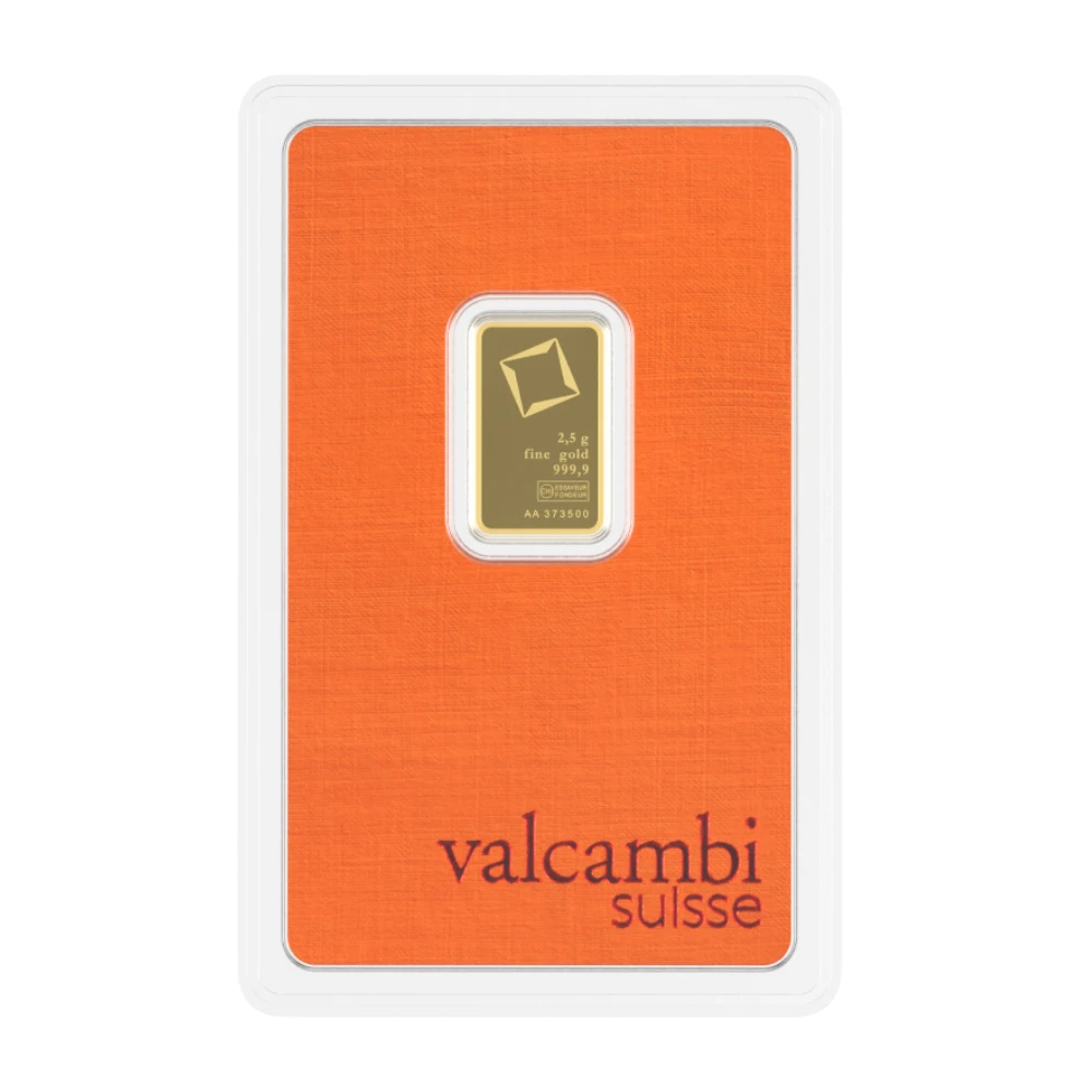 2.5 g Lingou de Aur Valcambi Suisse - imagine 4