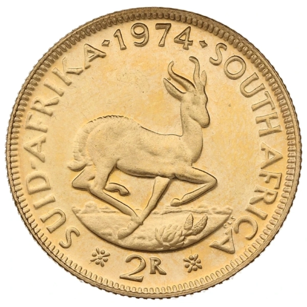 Moneda aur 2 Rand – Africa de Sud
