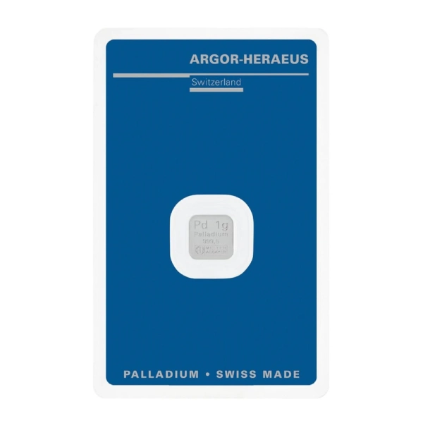 1 g Lingou de Paladiu Argor Heraeus