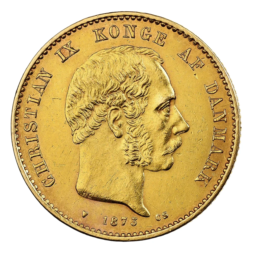 Moneda de Aur 20 Kroner Danemarca Christian IX