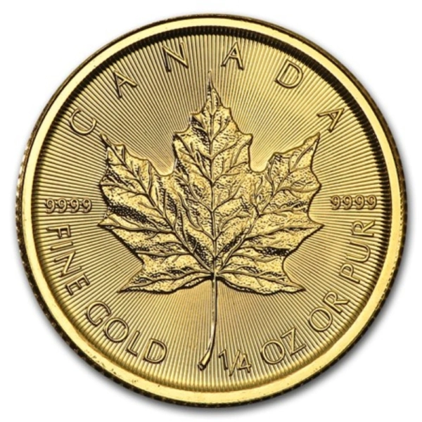 Moneda de aur 1/4 oz Maple Leaf