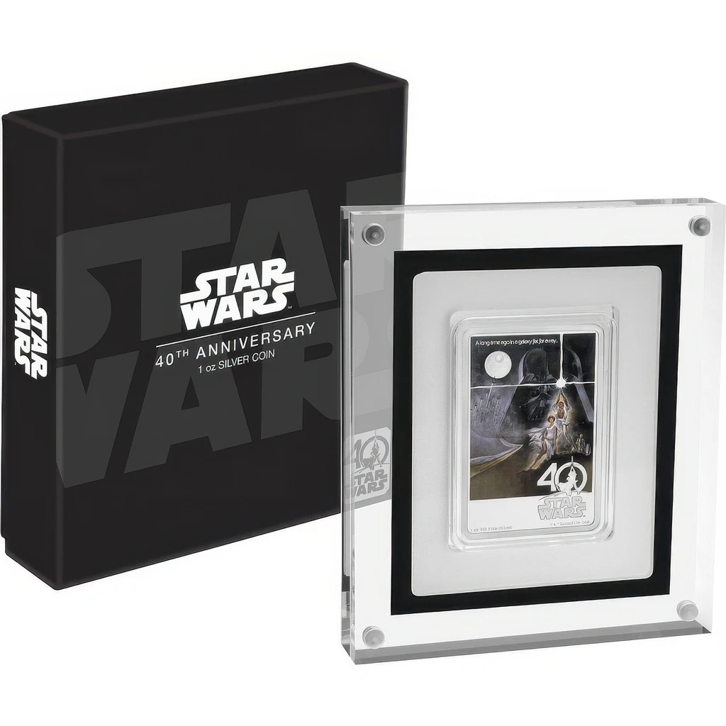 Moneda de Argint Star Wars 40th Anniversary - imagine 3