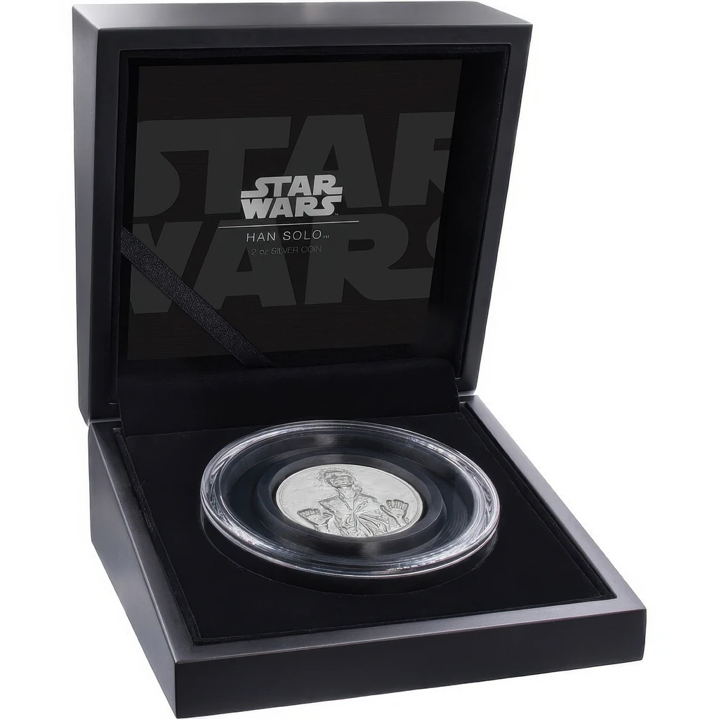 Moneda de Argint Star Wars Han Solo - imagine 4