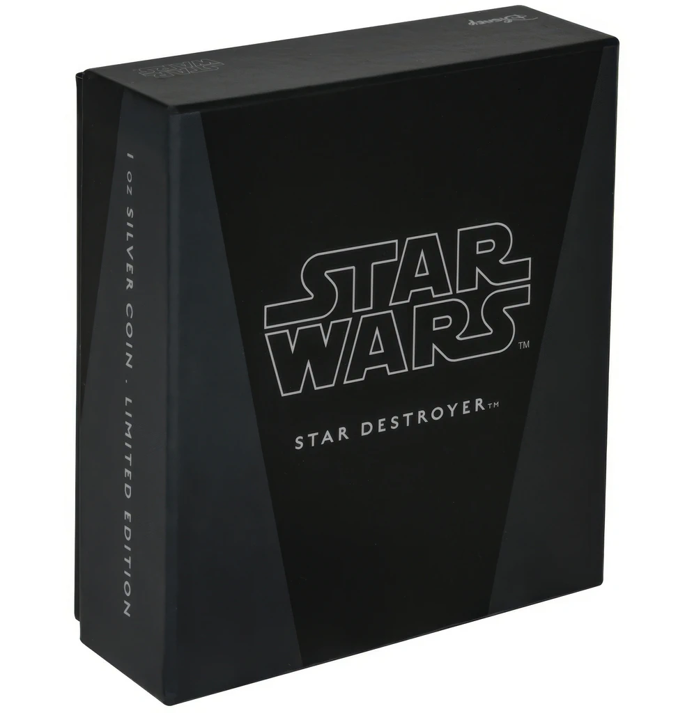 Moneda de Argint Star Wars Star Destroyer - imagine 5