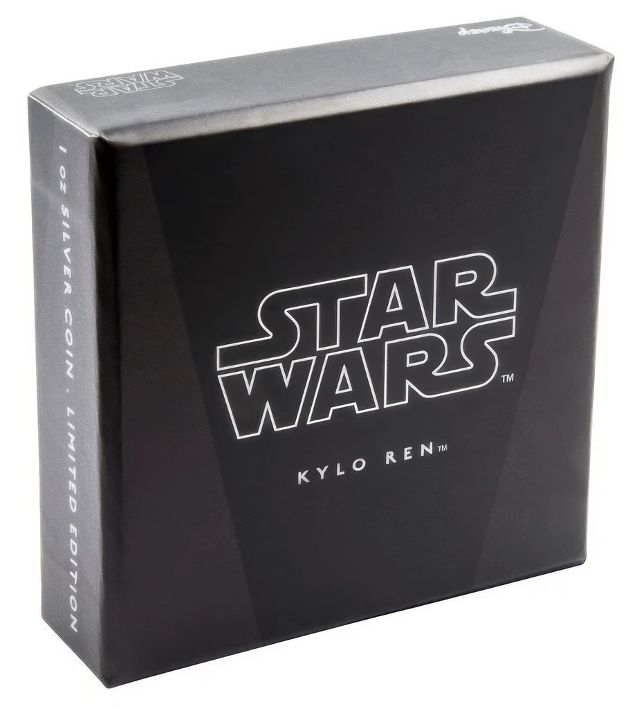 Moneda de Argint Star Wars Kylo Ren - imagine 4