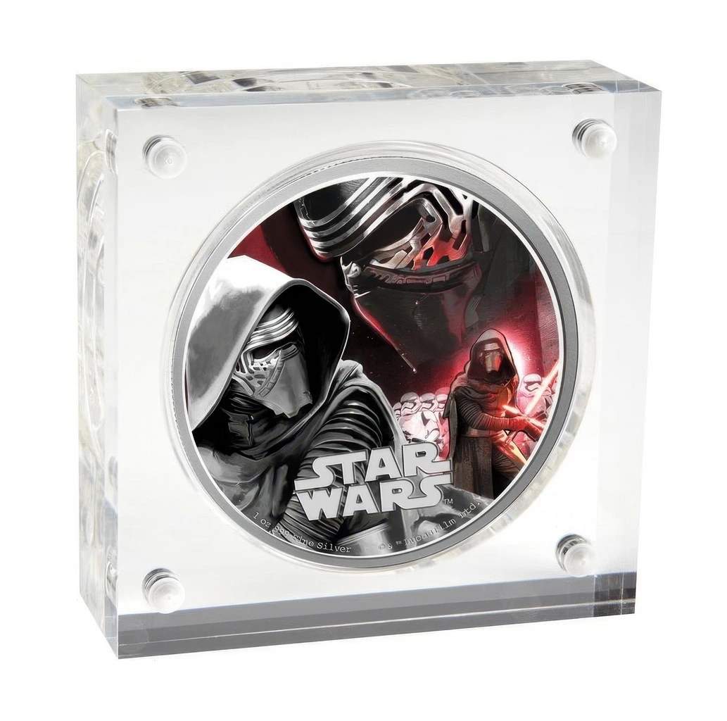 Moneda de Argint Star Wars Kylo Ren - imagine 3