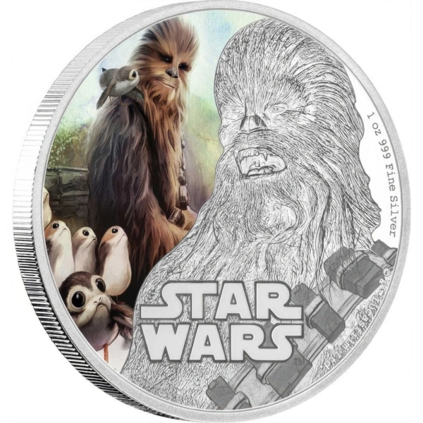 Moneda de Argint Star Wars Chewbacca