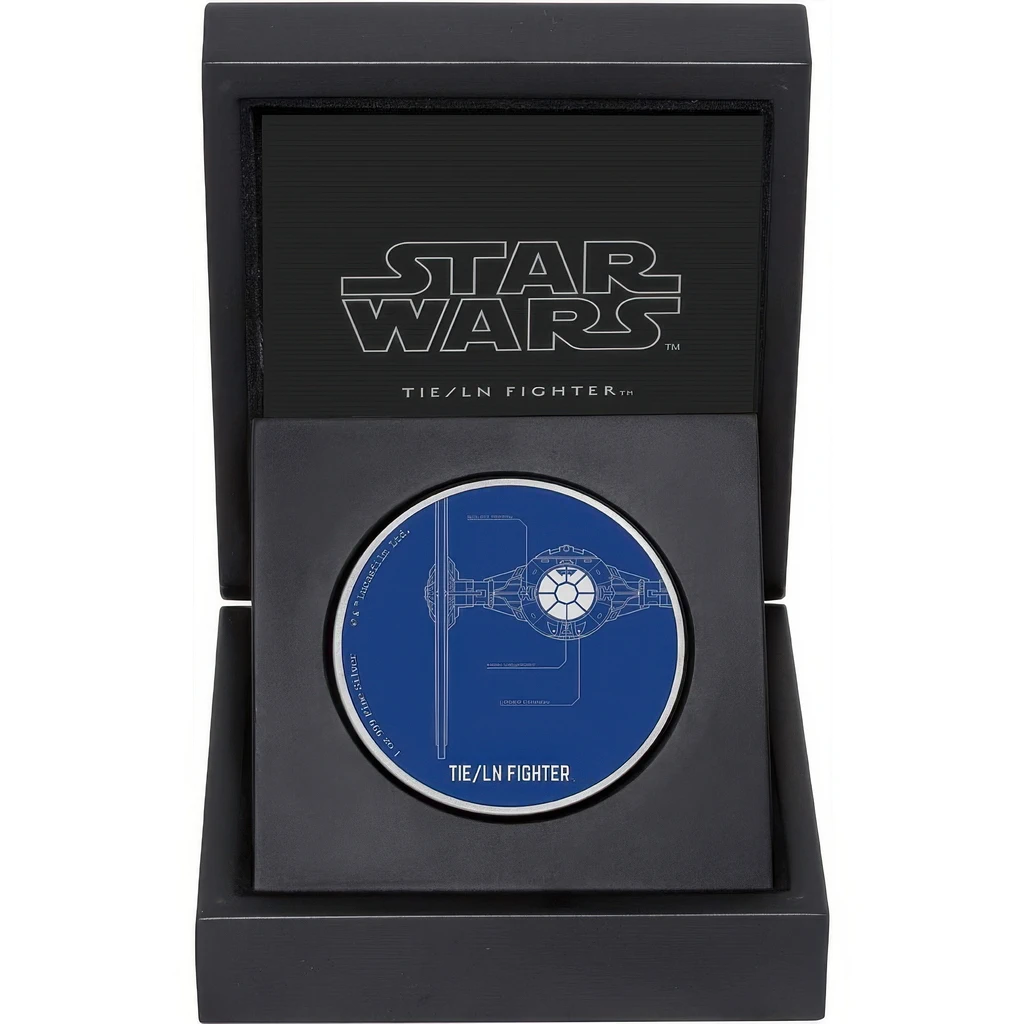 Moneda de Argint Star Wars Tie LN Fighter - imagine 3
