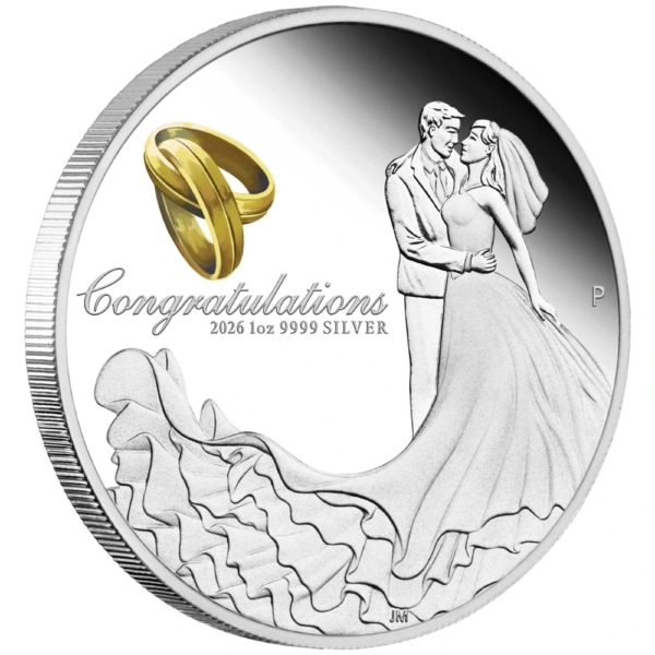 1 uncie Moneda de Argint Wedding 2026