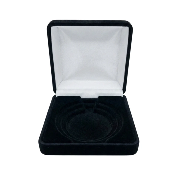Cutie pentru moneda cu 3 diametre neagra