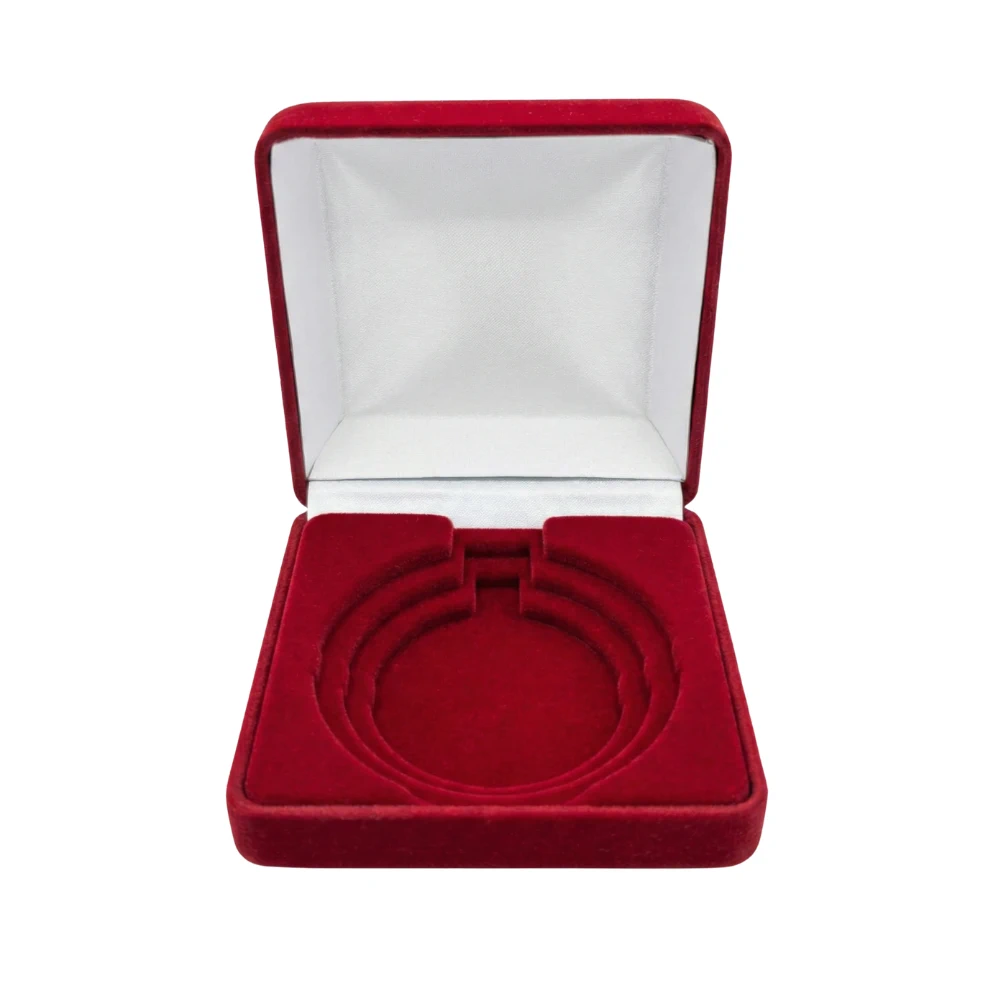 Cutie pentru moneda cu 3 diametre visinie