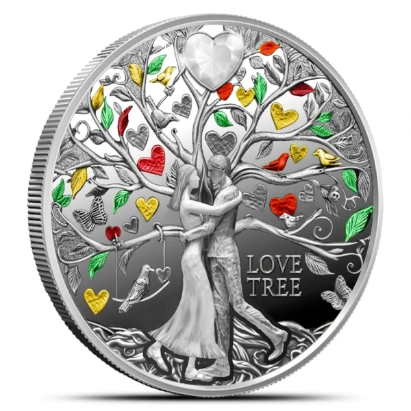 Moneda de Argint Love Tree