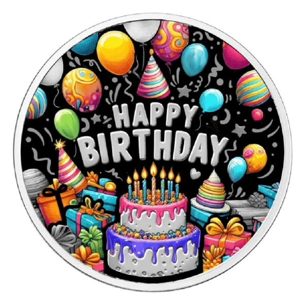 Moneda de Argint Happy Birthday! Cameroon 2026