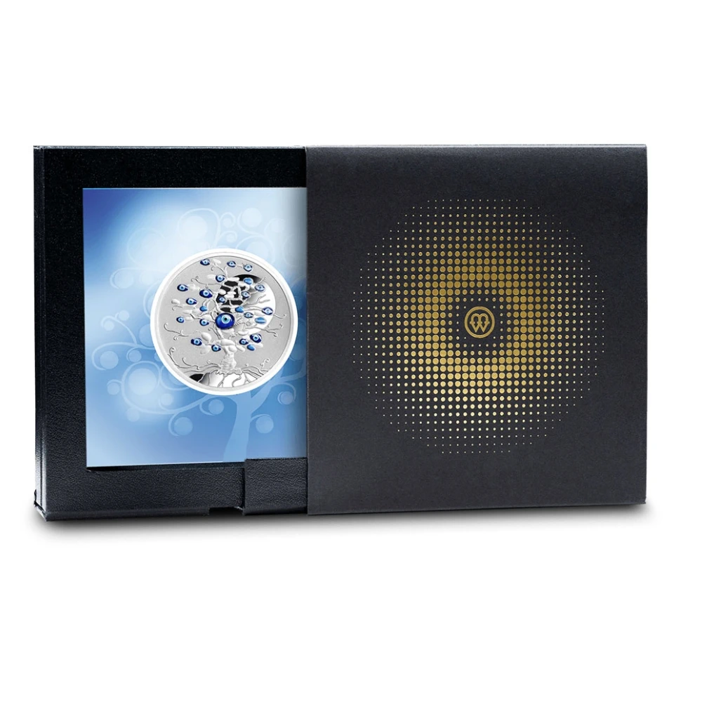 Moneda de Argint NAZAR EYE Tree Of Luck - imagine 4